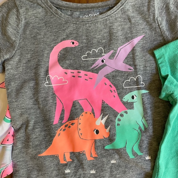 SOLD! JUMPING BEANS TODDLER GIRL T-SHIRTS X 3 - Picture 6 of 8